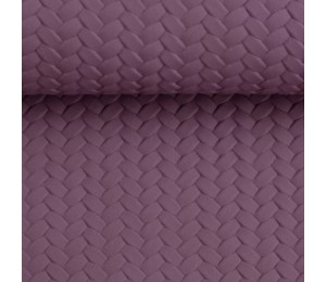 Kunstleder Pinto geflochten lavendel